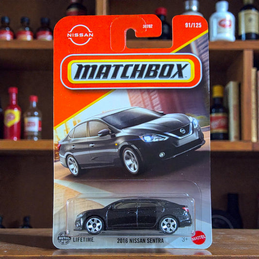 2016 Nissan Sentra - Hot Wheels Matchbox (91/125) - 30782 Series (2025 Edition) Collectors Edition Mattel