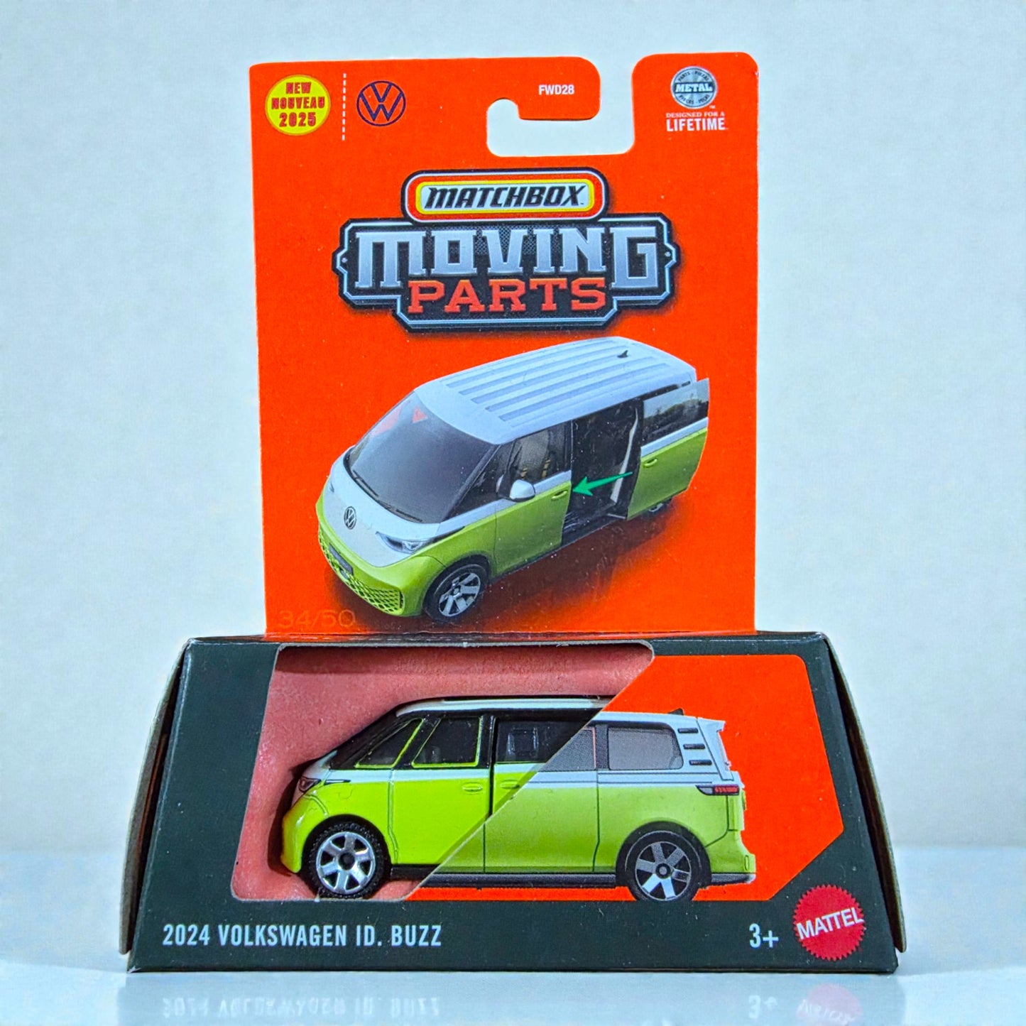 2024 Volkswagen ID Buzz - Hot Wheels MatchBox Moving Parts (2025 Edition) FWD28 Series Mattel