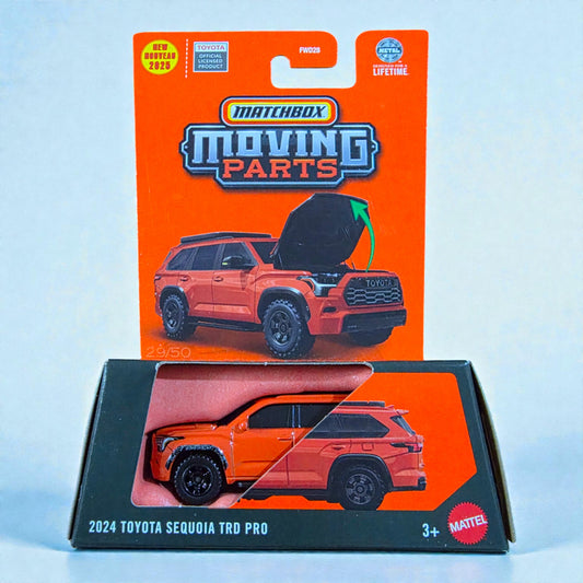 2024 Toyota Sequoia TRD Pro - Hot Wheels MatchBox Moving Parts (2025 Edition) FWD28 Series Mattel