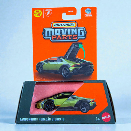 Lamborghini Huracan Sterrato - Hot Wheels MatchBox Moving Parts (2025 Edition) FWD28 Series Mattel