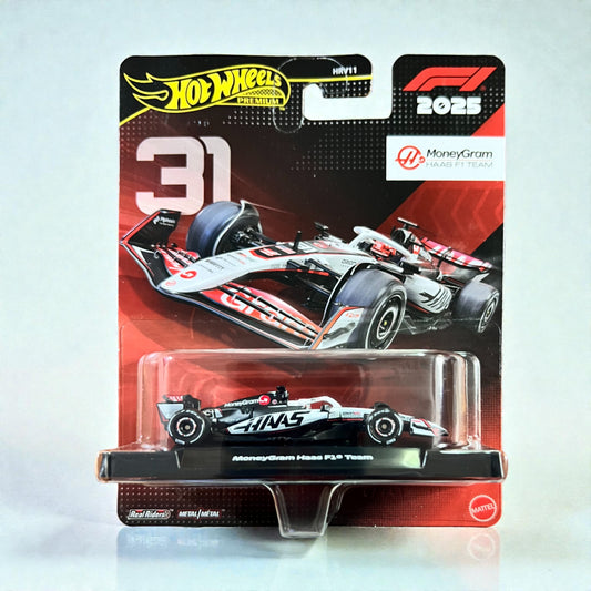 Hot Wheels Premium - Moneygram HAAS F1 Team #31 - HRV11 - 2025 Edition - IMPORTED Mattel