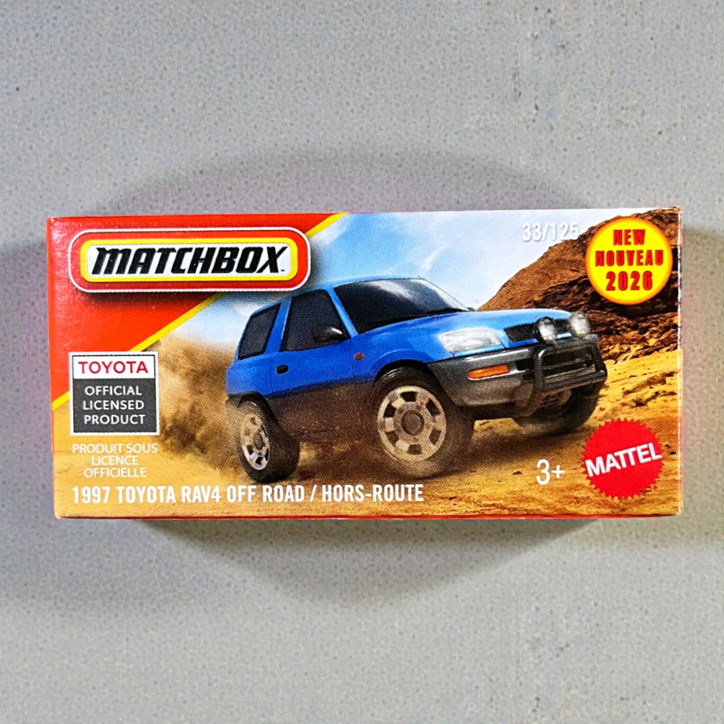 Matchbox Power Grabs - 1997 Toyota RAV4 Off Road - DNK70 - 33/125 Mattel