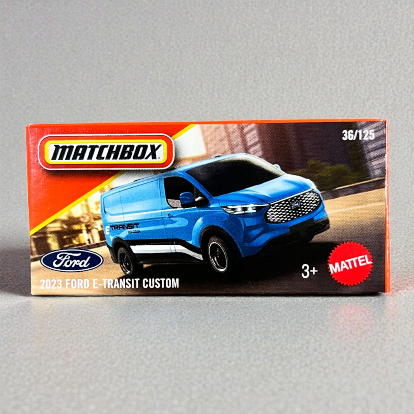 Matchbox Power Grabs - 2023 Ford E-Transit Custom - DNK70 - 36/125 Mattel