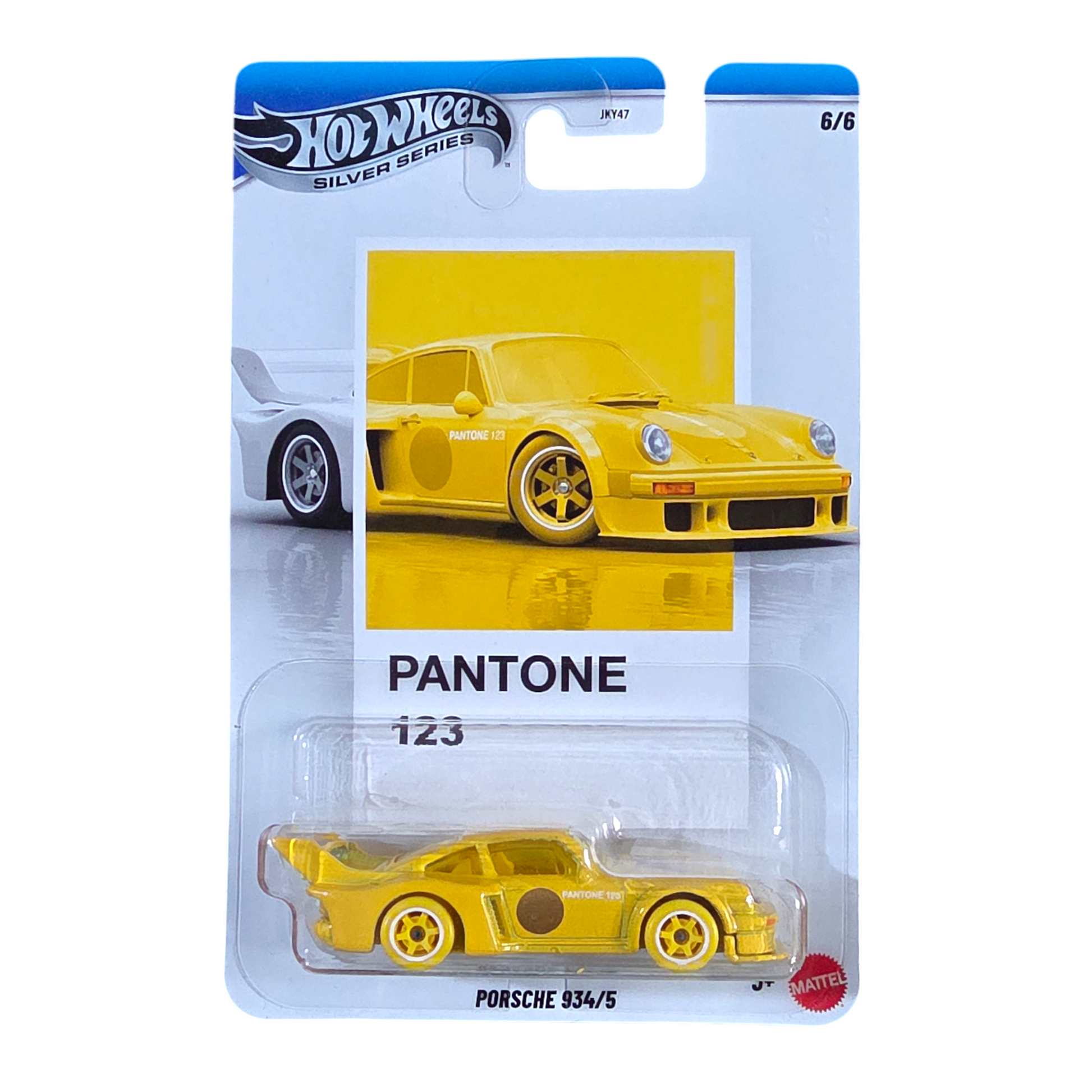 Hot Wheels Silver Series - Porsche 934/5 - Pantone 123 Series - 6/6 - JKY47 Mattel