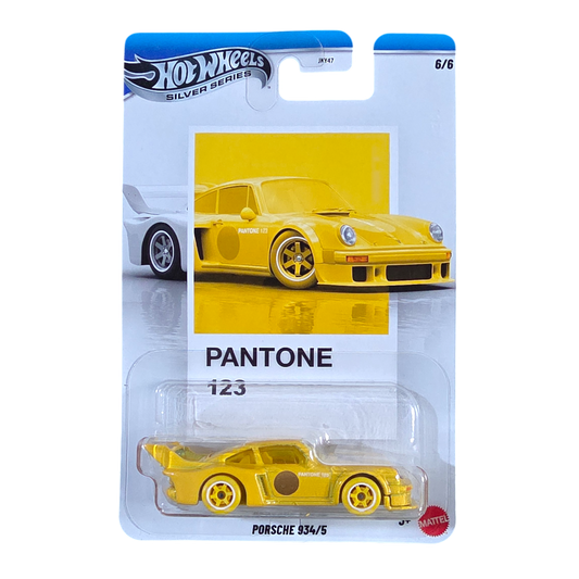 Hot Wheels Silver Series - Porsche 934/5 - Pantone 123 Series - 6/6 - JKY47 Mattel