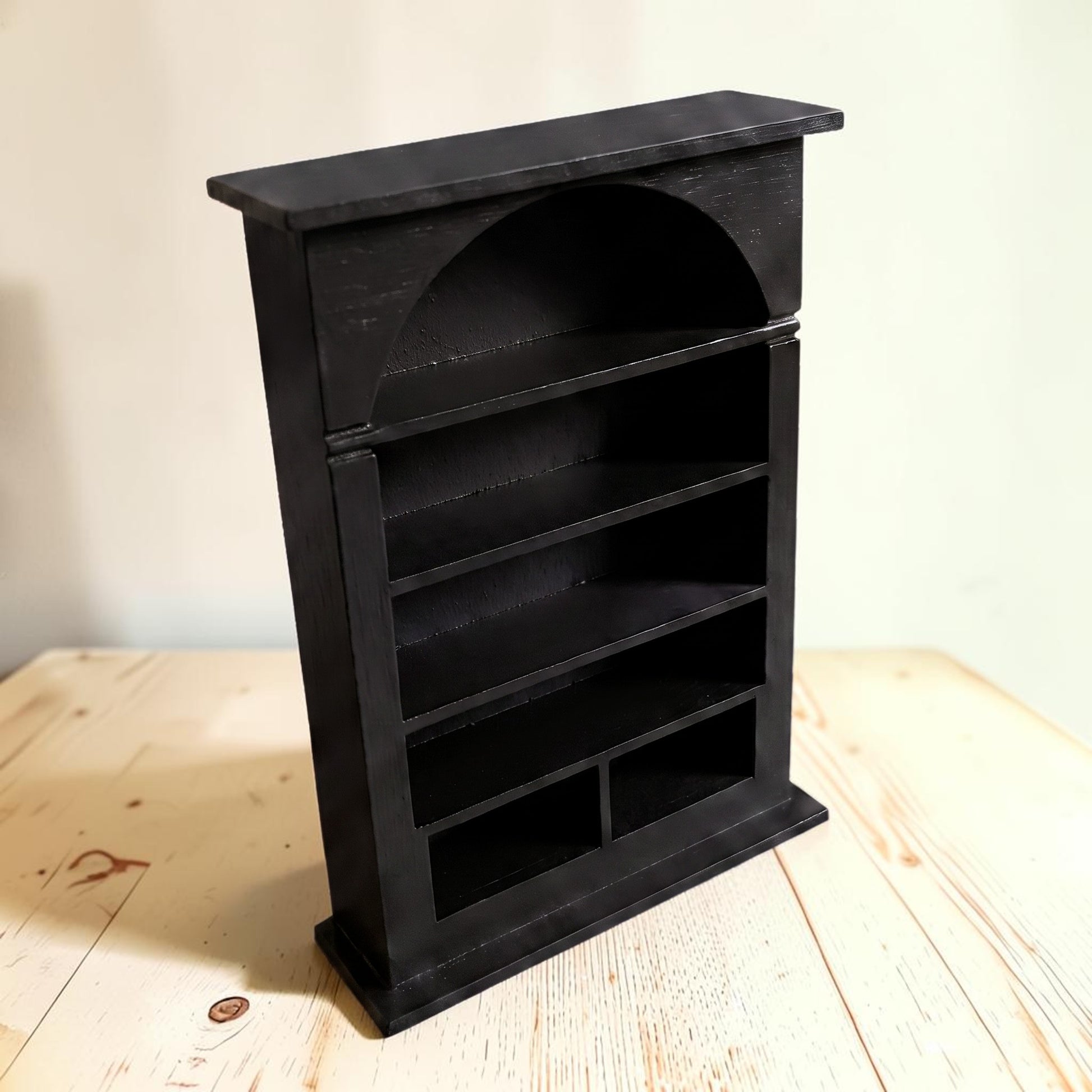 Miniature Bookshelf Model - Diorama & Dollhouse Display Shelf Sentosa