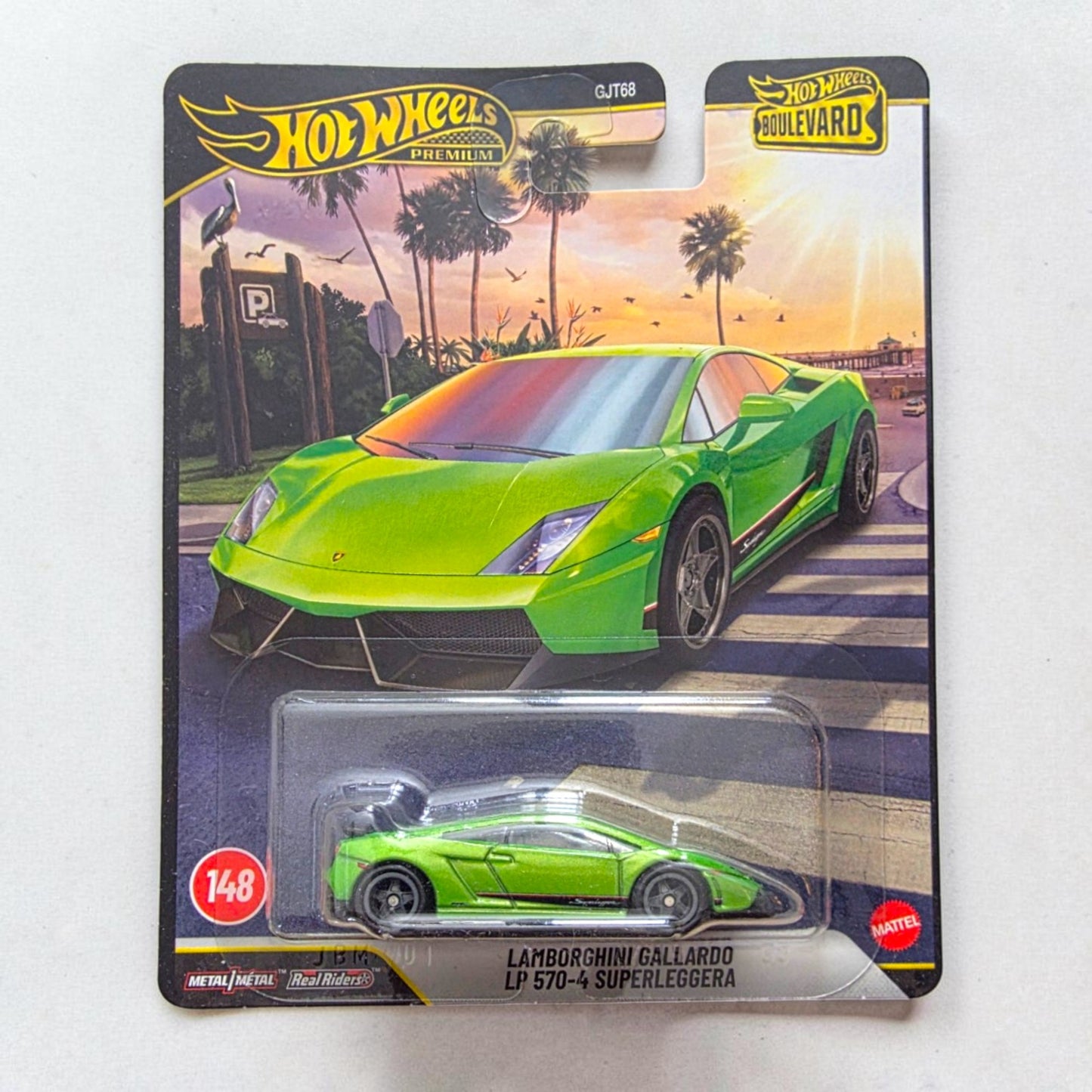 Hot Wheels Premium - Lamborghini Gallardo LP 570-4 Superleggera - Boulevard - GJT68 Mattel
