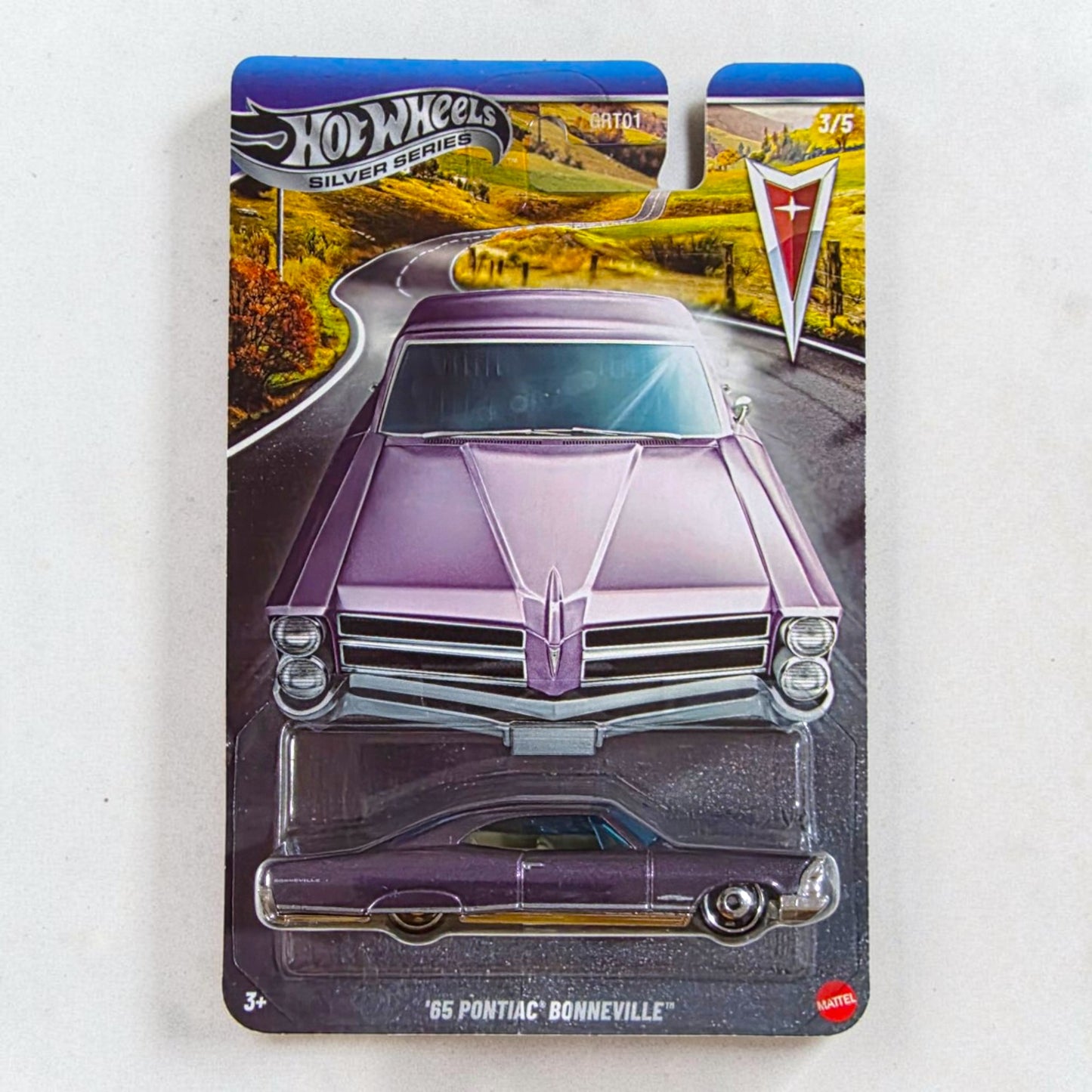 Hot Wheels Silver Series - '65 Pontiac Bonneville - 3/5 - GRT01 Series Mattel