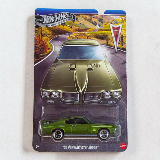 Hot Wheels Silver Series - '70 Pontiac GTO Judge - 4/5 - GRT01 Series Mattel