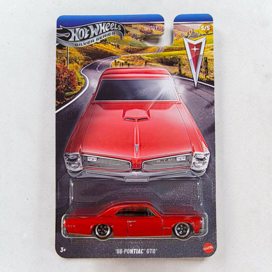 Hot Wheels Silver Series - '66 Pontiac GTO - 5/5 - GRT01 Series Mattel