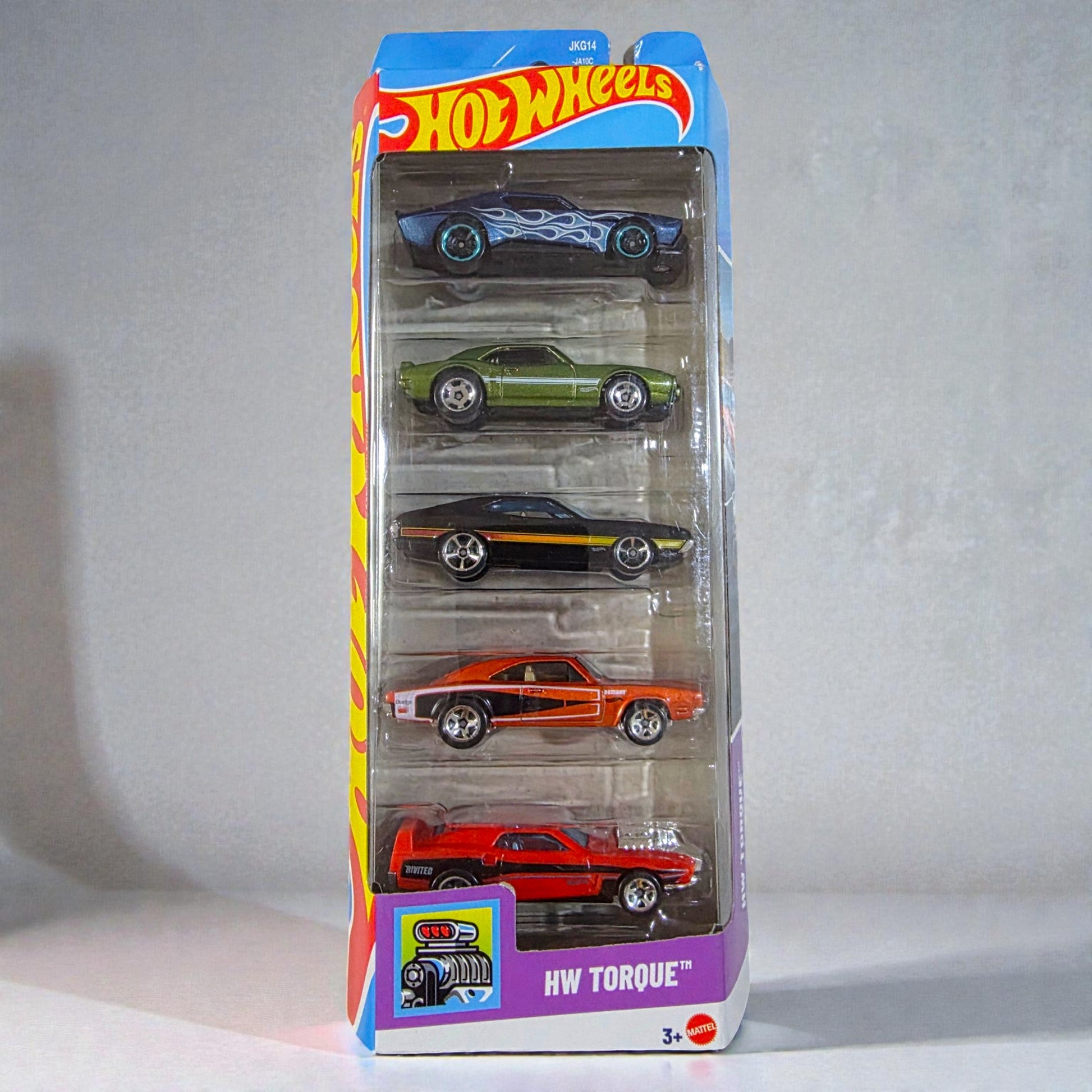 Hot Wheels Pack of 5 - HW Torque - JKG14 Series - 2026 Edition - JA10C Mattel