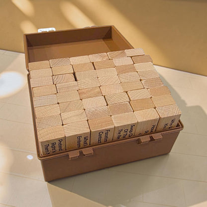 Zenga Truth & Dare Edition: Tower Stacking Jenga Blocks Game For Couples & Friends - 48 Blocks & Storage Box Sentosa