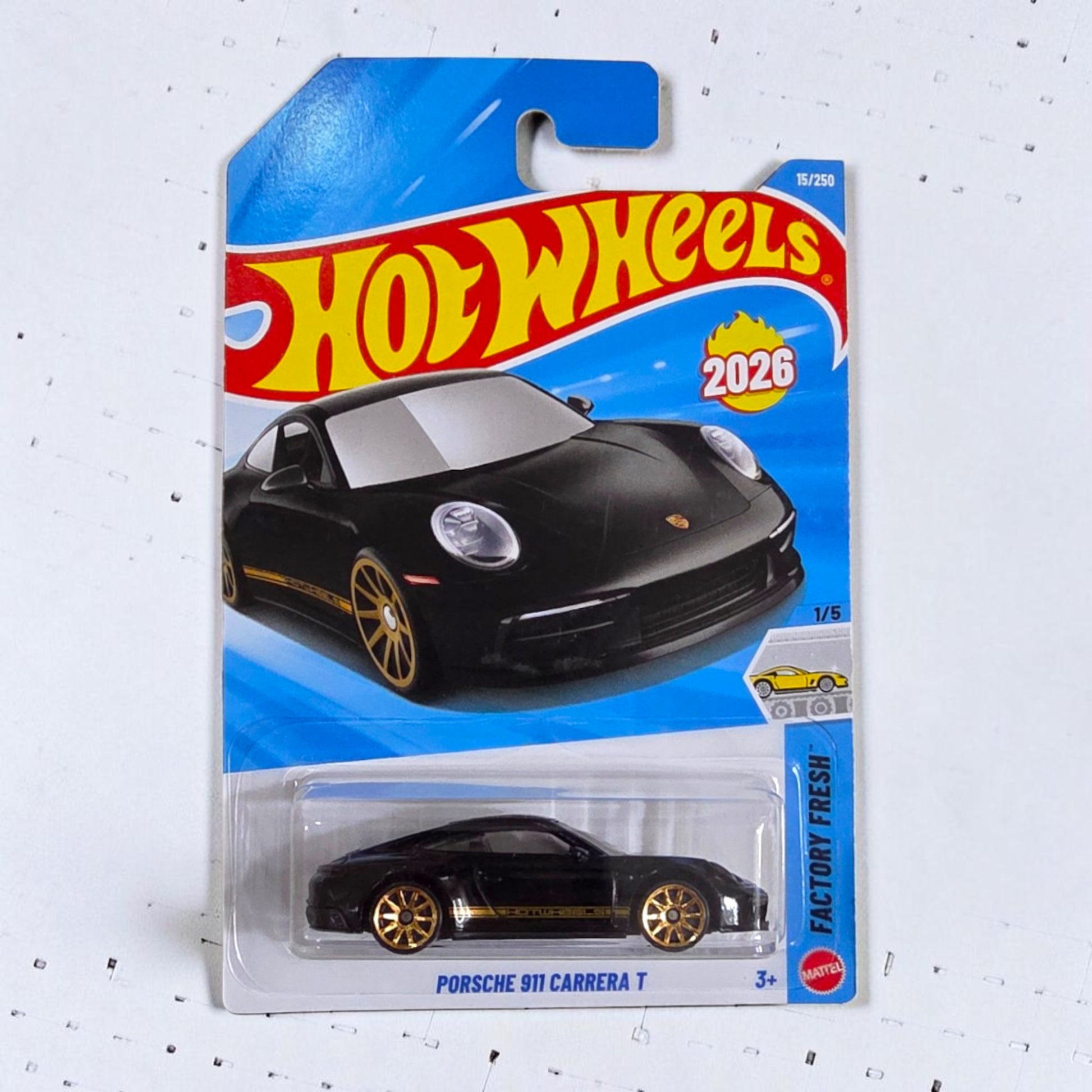 Hot Wheels H Case - Porsche 911 Carrera T - 15/250 - 2026 Edition Mattel