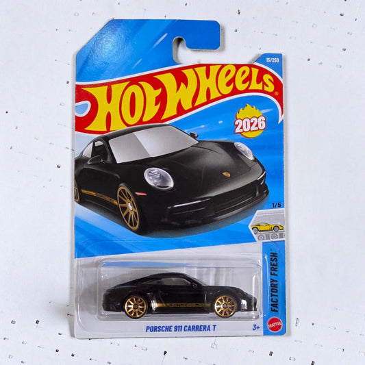 Hot Wheels H Case - Porsche 911 Carrera T - 15/250 - 2026 Edition Mattel