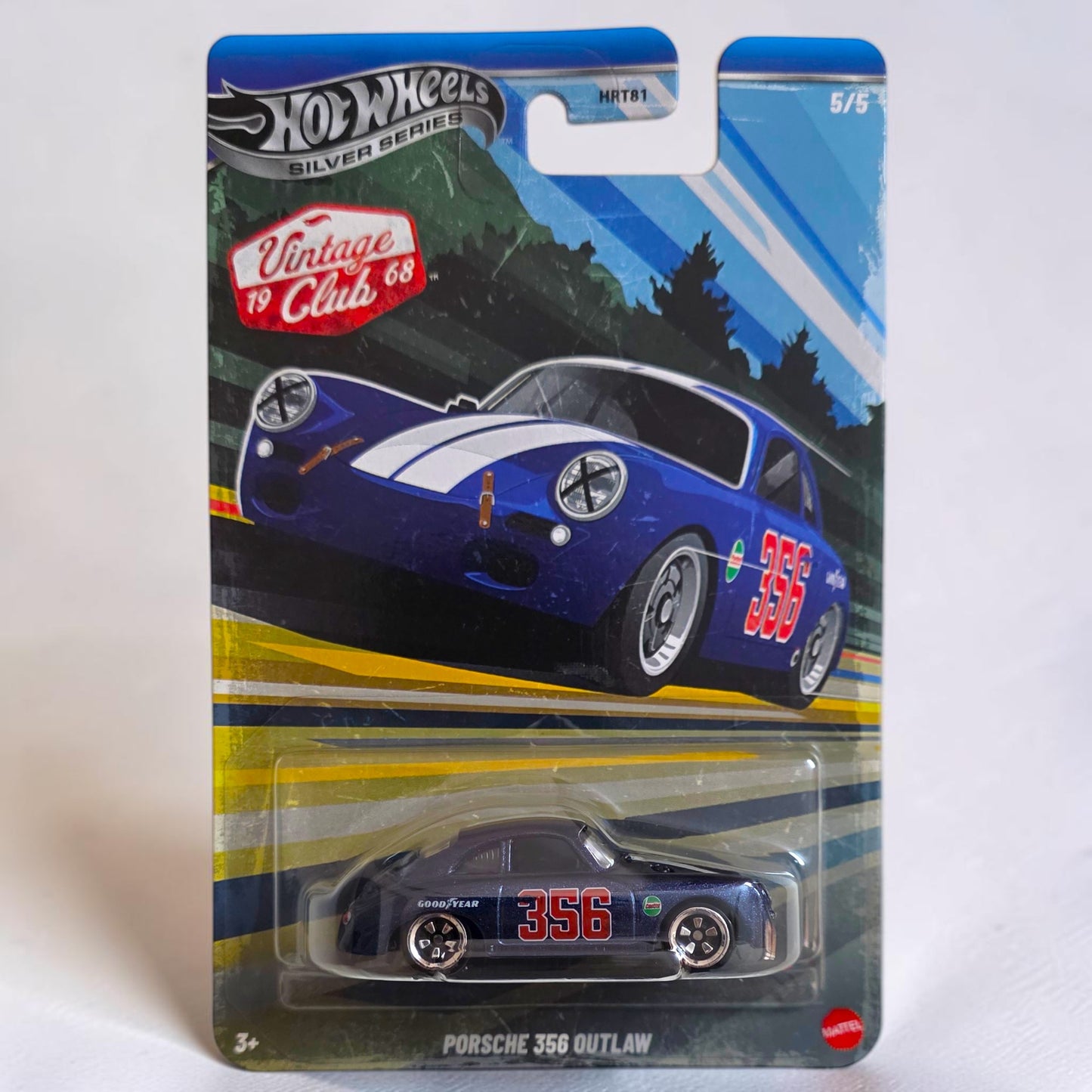 Hot Wheels Silver Series - Porsche 356 Outlaw - 5/5 - HRT81 Series - Vintage Club