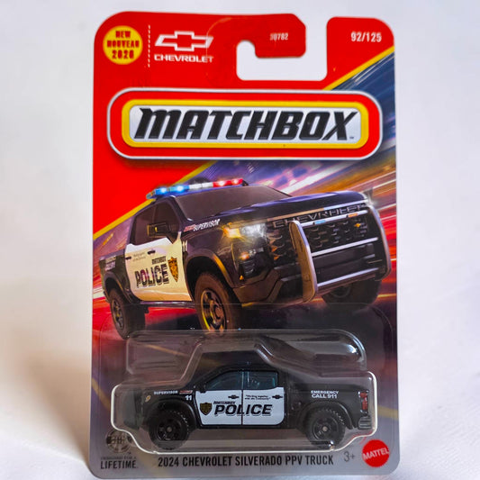 2024 Chevrolet Silverado PPV Truck - Mattel Matchbox (92/125) - 30782 Series (2026 Edition)