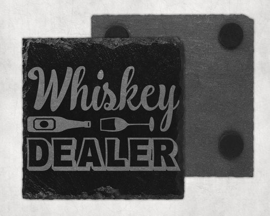 Bar Slate Coaster - Whiskey Dealer (Set of 4) (E49) Shop Sentosa
