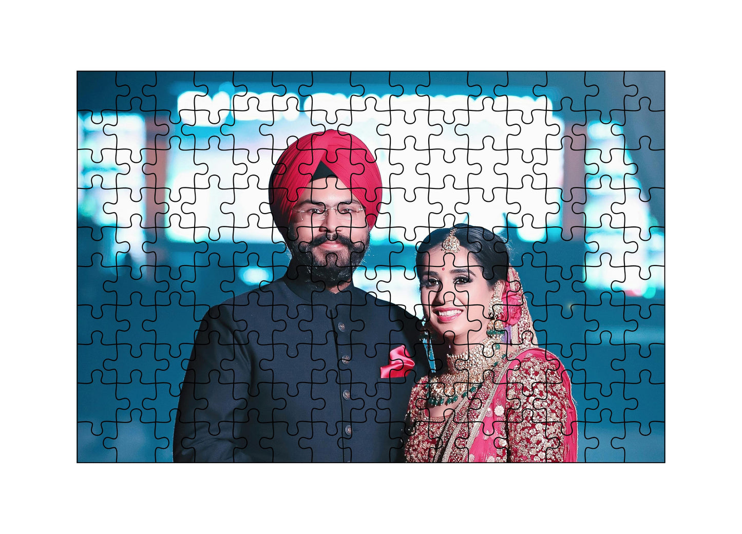 Personalised Photo Jigsaw Puzzle A4 Size – 120 Pieces Custom Puzzle Gift Sentosa Color Lab