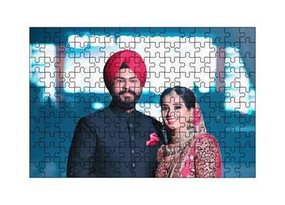 Personalised Photo Jigsaw Puzzle A4 Size – 120 Pieces Custom Puzzle Gift Sentosa Color Lab