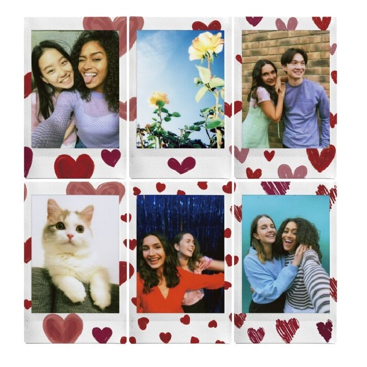 Fujifilm Instax Mini Heart Sketch Films (Refill) - 10 Sheets Pack Fujifilm