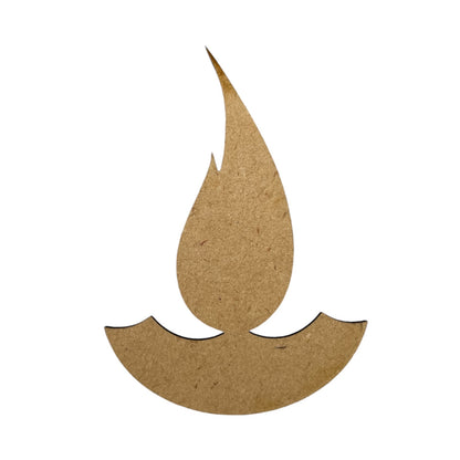 DIY Diwali Craft Decoration - Pine MDF Cut Outs, Set of 10. Shop Sentosa