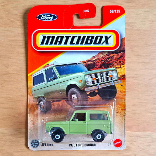 '70 Ford Bronco - Hot Wheels Matchbox Series (59/125) - 30782 Series (2025 Edition) Mattel
