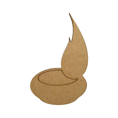 DIY Diwali Craft Decoration - Pine MDF Cut Outs, Set of 10. Shop Sentosa