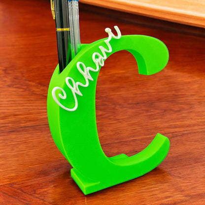 Customized Alphabet Pen Stand with Personalized Name - Premium High Quality Shop Sentosa