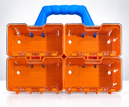 Hot Wheels Ultimate Collector Case 4 PCS 2x2 Connectible + Free Golden Collector's Edition Car