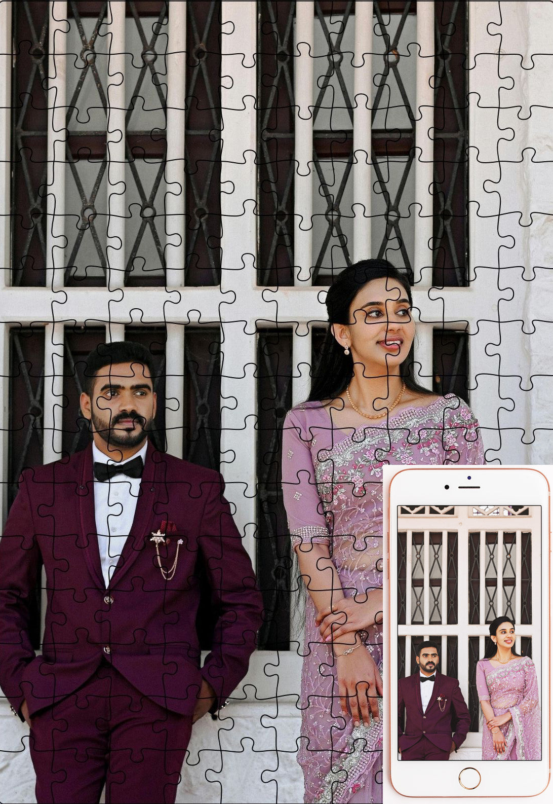 Personalised Photo Jigsaw Puzzle A4 Size – 120 Pieces Custom Puzzle Gift Sentosa Color Lab