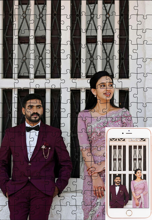 Personalised Photo Jigsaw Puzzle A4 Size – 120 Pieces Custom Puzzle Gift Sentosa Color Lab