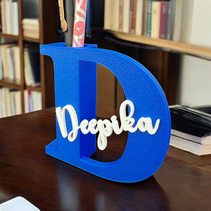 Customized Alphabet Pen Stand with Personalized Name - Premium High Quality Shop Sentosa