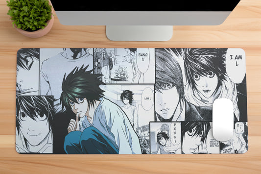 I Am L Death Note - Mouse Pad Large (31.5" by 12") (80cm by 30cm) Shop Sentosa