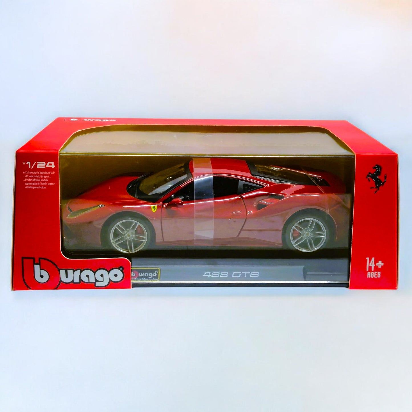 Ferrari 488 GTB 1:24 Scale Die-Cast Model Bburago