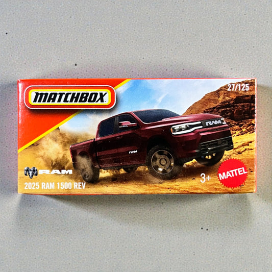 Matchbox Power Grabs - 2025 RAM 1500 REV - DNK70 - 27/125 Mattel