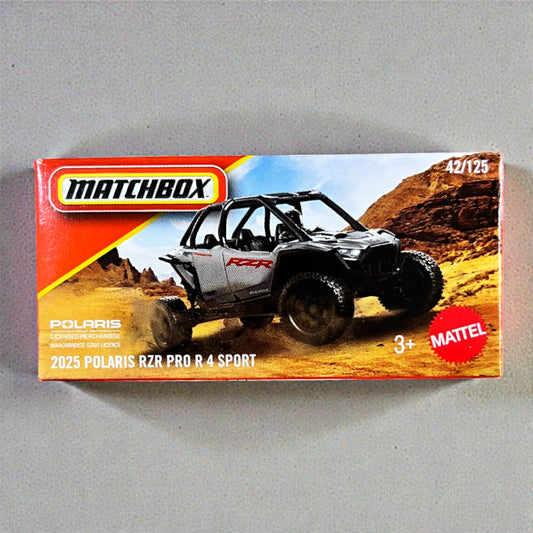 Matchbox Power Grabs - 2025 Polaris RZR Pro R 4 Sport - DNK70 - 42/125 Mattel