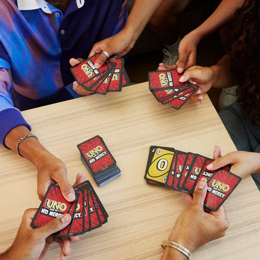 UNO Show'em No Mercy Card Game Storage Box Original Mattel No Mercy Card Deck Only Shop Sentosa