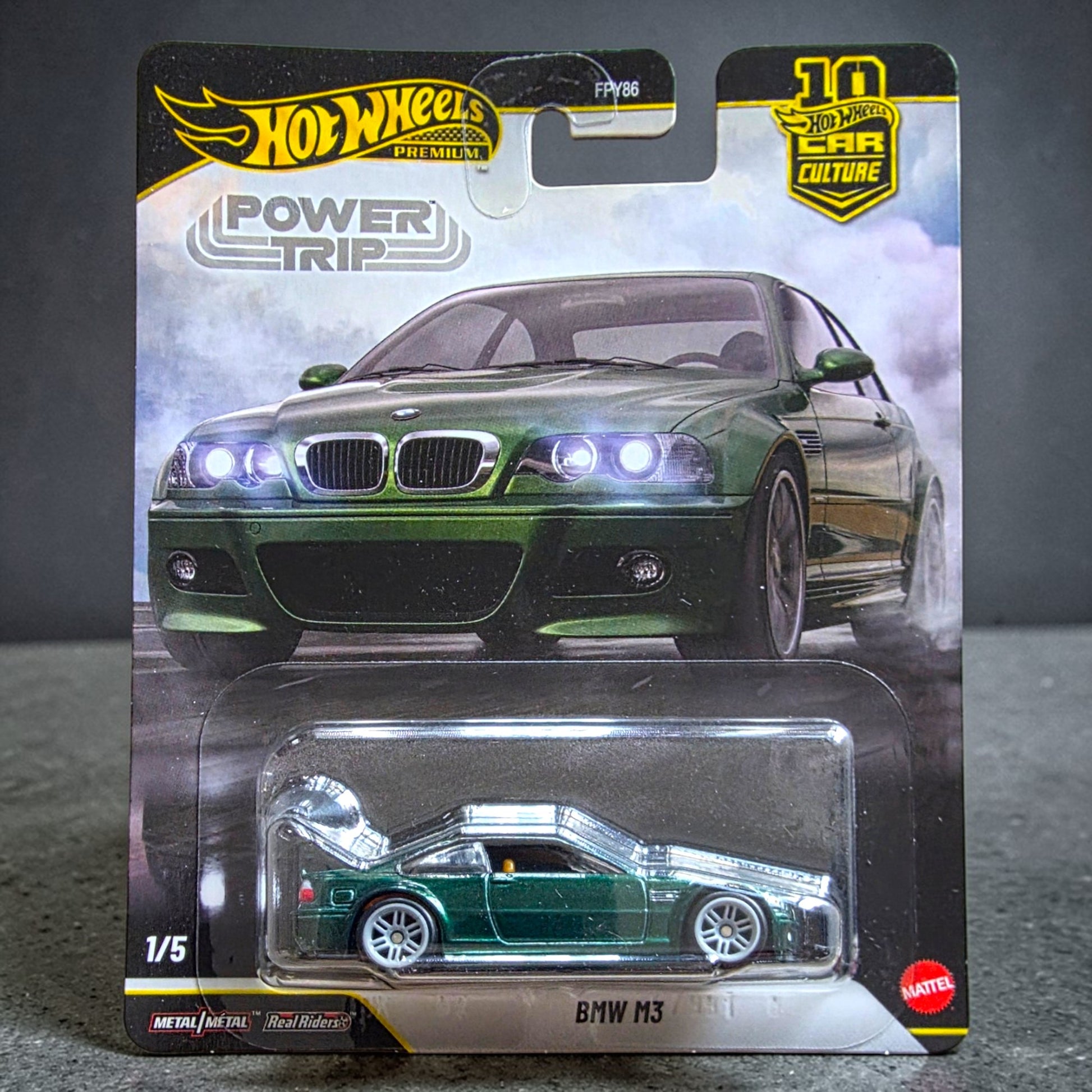 Hot Wheels Premium - BMW M3 - Power Trip Series - 1/5 - FPY86 - IMPORTED Mattel