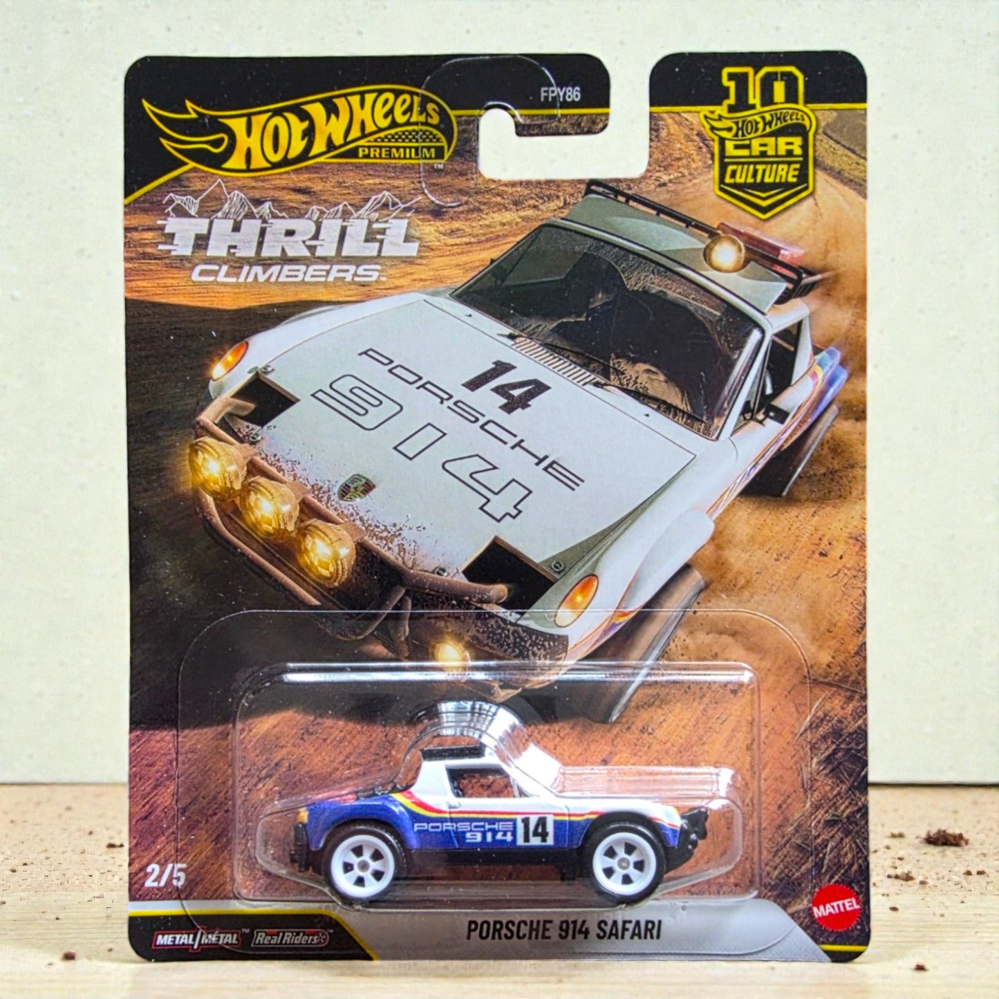 Hot Wheels Premium - Porsche 914 Safari - Thrill Climbers Series - 2/5 - FPY86 - IMPORTED Mattel