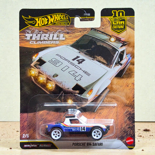 Hot Wheels Premium - Porsche 914 Safari - Thrill Climbers Series - 2/5 - FPY86 - IMPORTED Mattel