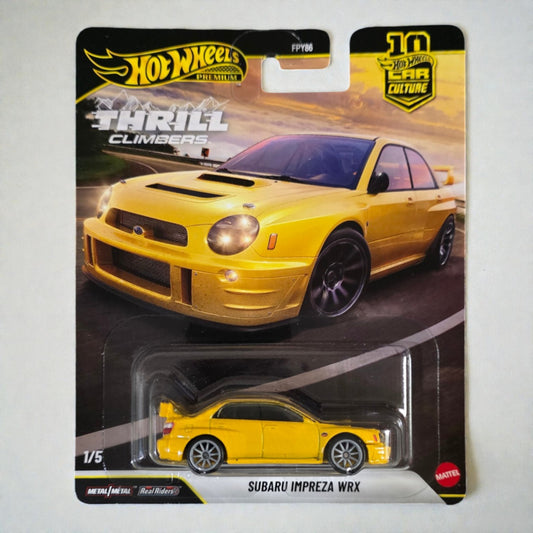 Hot Wheels Premium - Subaru Impreza WRX - Thrill Climbers Series - 1/5 - FPY86 - IMPORTED Mattel