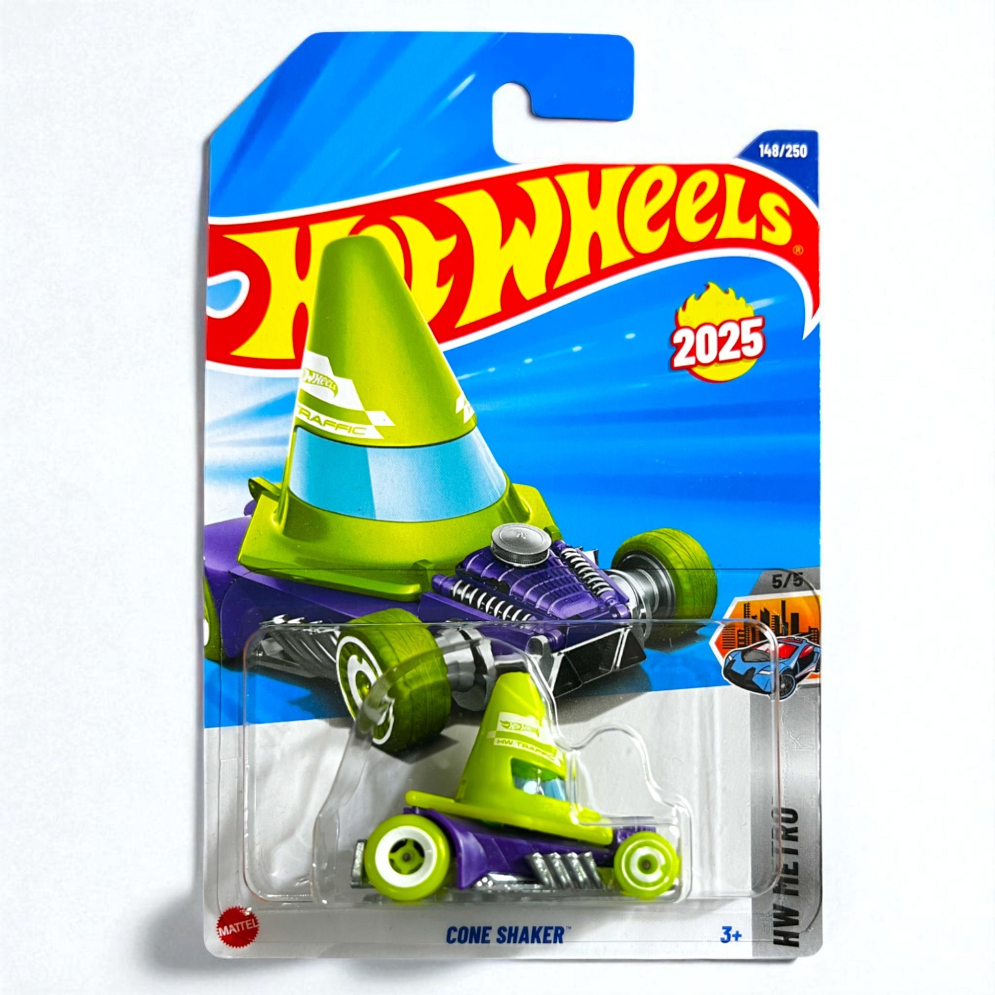 Hot Wheels N Case - Cone Shaker - 148/250 - 2025 Edition - JBB65 N7C6 Series Mattel