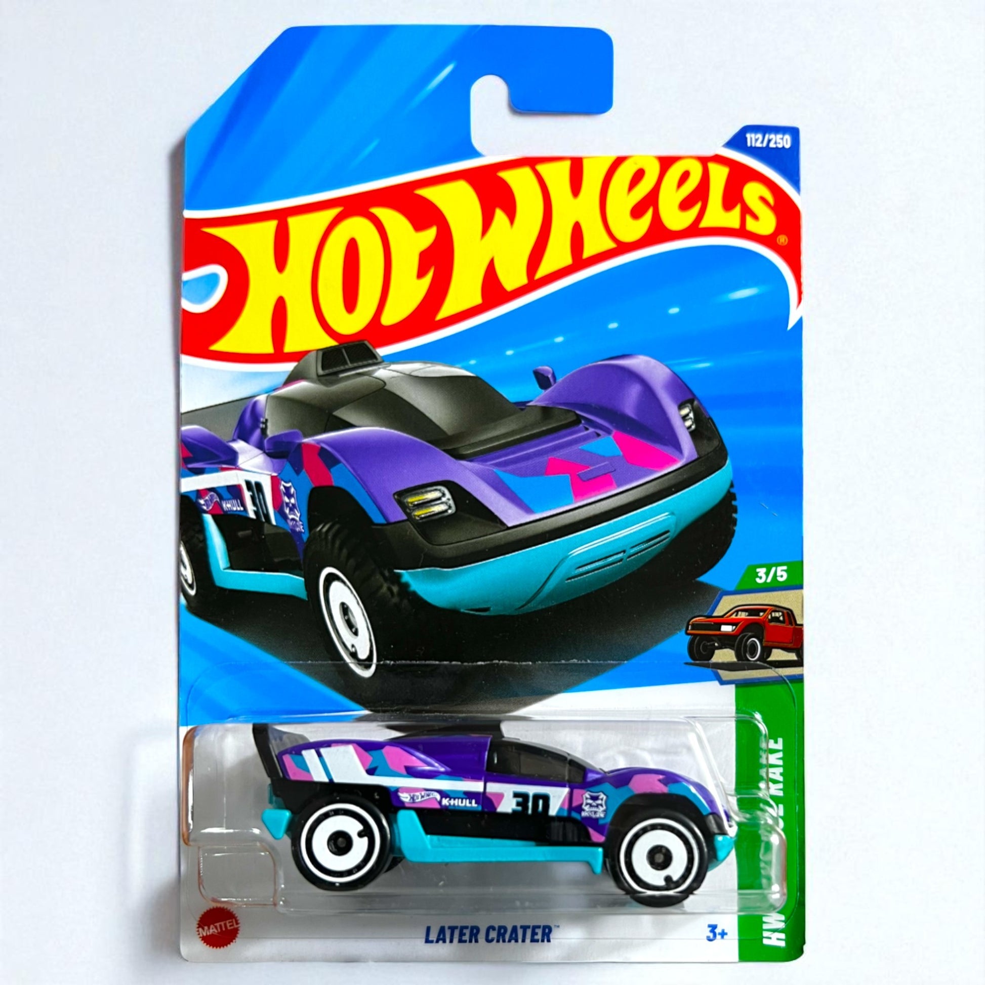 Hot Wheels N Case - Later Crater - 112/250 - 2025 Edition - JBB65 N7C6 Series Mattel