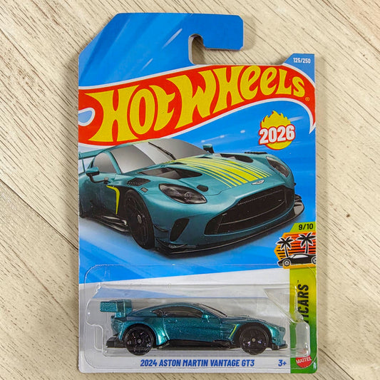 Hot Wheels F Case - 2024 Aston Martin Vantage GT3 - 125/250 - 2026 Edition Mattel