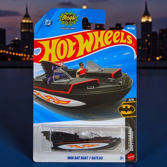 Hot Wheels F Case - 1966 Bat Boat - 107/250 - 2026 Edition Mattel