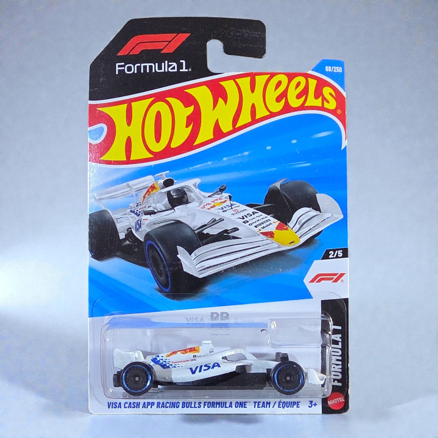 Hot Wheels E Case - Visa Cash App Racing Bulls Formula One Team - 68/250 - 2026 Edition Mattel