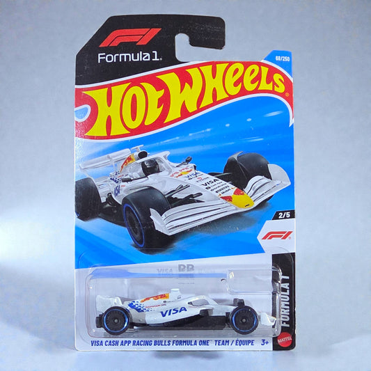 Hot Wheels E Case - Visa Cash App Racing Bulls Formula One Team - 68/250 - 2026 Edition Mattel