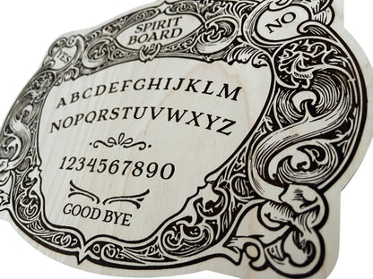 Ouija Board Set - Made On Birch Wood Shop Sentosa