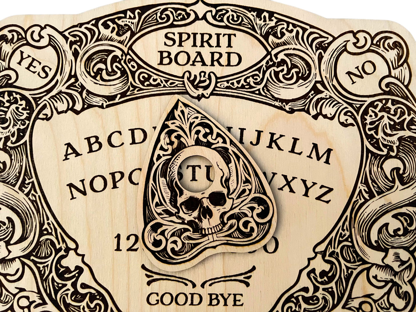 Ouija Board Set - Made On Birch Wood Shop Sentosa