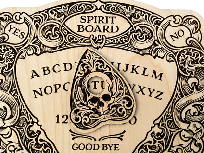 Ouija Board Set - Made On Birch Wood Shop Sentosa